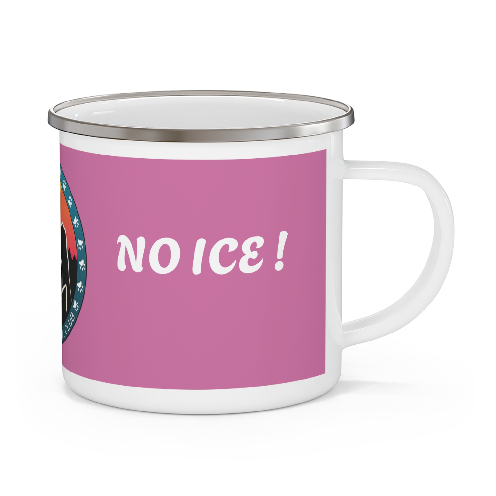 No Ice! Kitten Nursery Club Enamel Camping Mug - Image 2