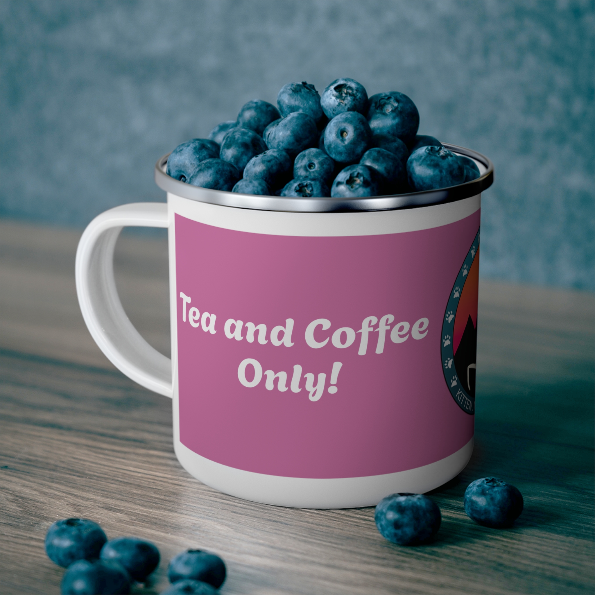 No Ice! Kitten Nursery Club Enamel Camping Mug - Image 5